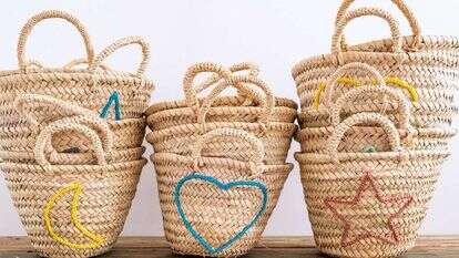 דאר מרקש_סלי איחסון ילדים עם רקמה,מחיר מבצע נובמבר 25 ש"ח במקום 50 ש"ח. | גל גלעד