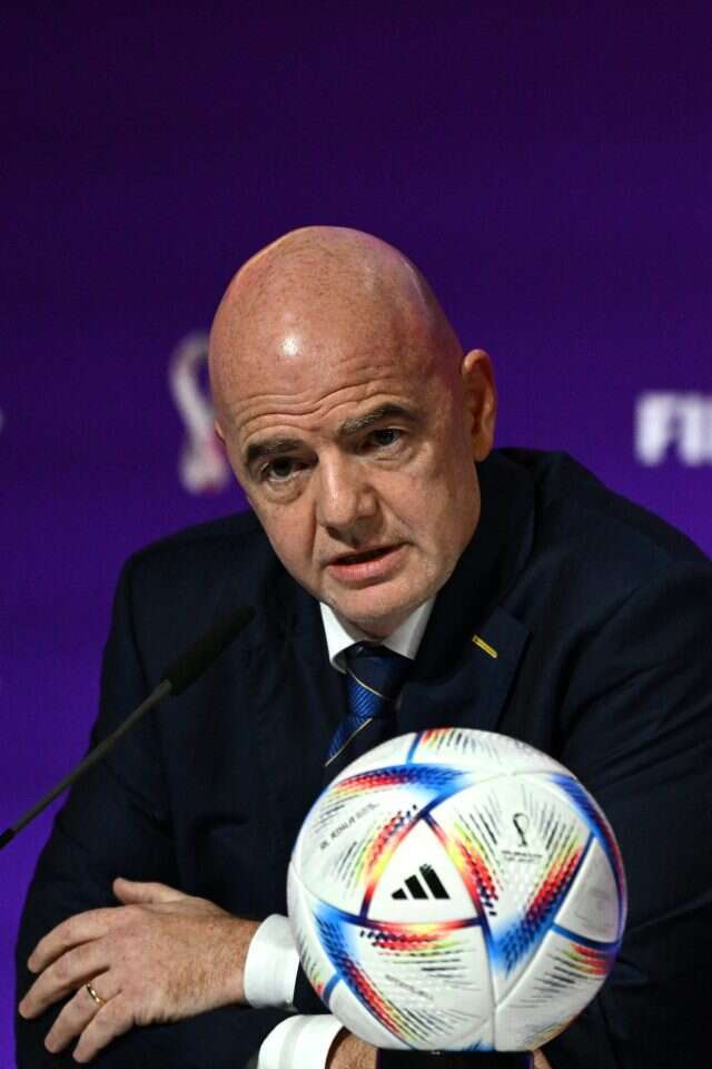 ג'אני אינפנטינו נשיא פיפ"א. | AFP