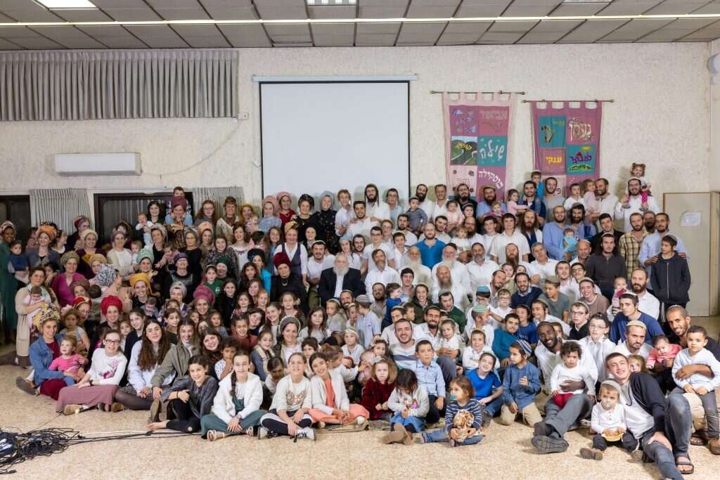 "שבט" משפחת דרוקמן, באירוע המשפחתי לכבוד יום הולדתו ה 90 של הרב. | אריק סולטן