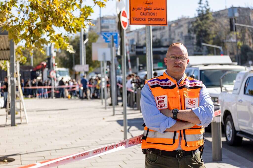 דובר איחוד הצלה רפאל פאך. | נעמה שטרן