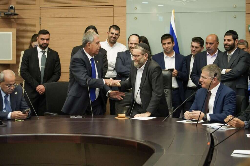 גפני אחרי אישור מינויו ליו"ר ועדת  הכספים, השבוע. | דני שם טוב, דוברות הכנסת