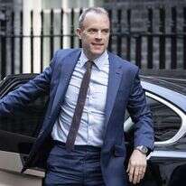 סגן ראש ממשלת בריטניה, דומיניק ראב. | EPA