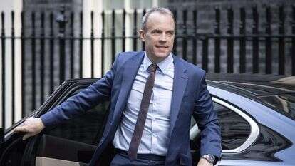 סגן ראש ממשלת בריטניה, דומיניק ראב. | EPA