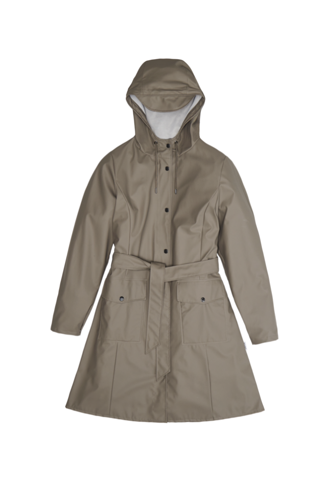 מעיל גשם עם חגורת מותן RAINS להשיג ברשת WORD, 414 ש"ח במקום 449 ש"ח. | יח"צ חו"ל