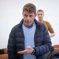 ערן לבאות בבית המשפט. | יונתן זינדל, פלאש 90