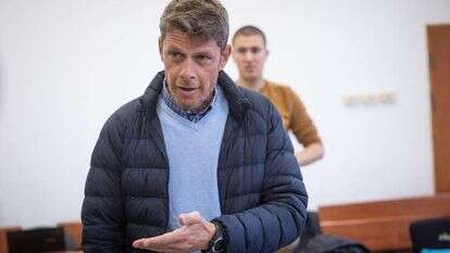 ערן לבאות בבית המשפט. | יונתן זינדל, פלאש 90