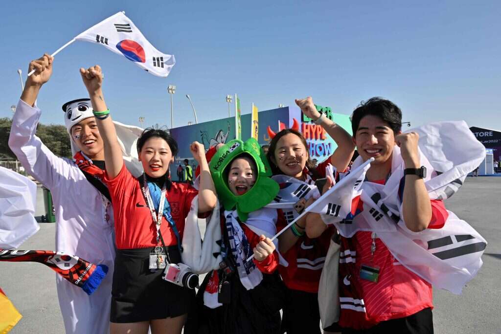 אוהדי קוריאה. | AFP