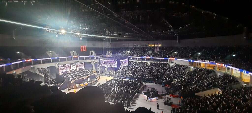 כנס הפלג הירושלמי בארנה לפני הבחירות האחרונות