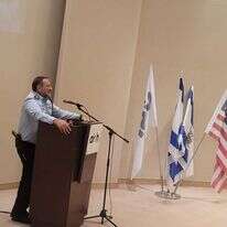 המפכ"ל נואם בכנס המפכ"לים הבינלאומי