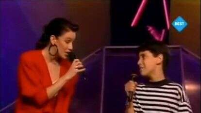 גילי וגלית באירוויזיון, 1989. | מסך מתוך האירוויזיון