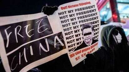 מחאה נגד שלטונות סין | AFP