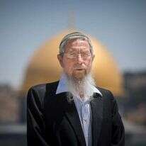 הרב ישראל אריאל. | יונתן זינדל - פלאש 90