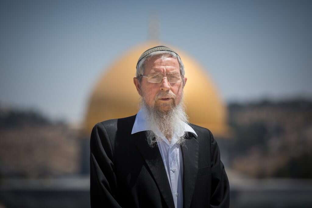 הרב ישראל אריאל. | יונתן זינדל - פלאש 90