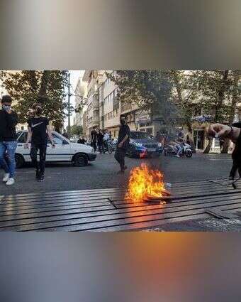 המחאה באיראן. אוקטובר 2022. | EPA המחאה באיראן. אוקטובר 2022. | EPA