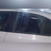 רכבו של אחמד אבו סוויס שנורה הערב. | עצמי