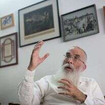 הרב מרדכי שטרנברג. | יונתן זינדל/פלאש90