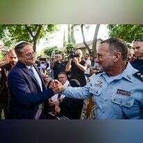 בן גביר והמפכ"ל שבתאי בטקס של איחוד הצלה. | אבשלום ששוני, פלאש 90