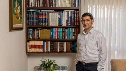 יאיר בינשטוק (45) רב קהילת "זית רענן" באפרת ומזכ"ל תנועת הנוער עזרא. | נעמה שטרן