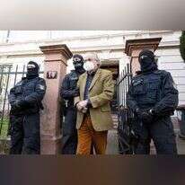 הנסיך היינריך ה-13 בעת מעצרו בפרנקפורט, השבוע. | AFP