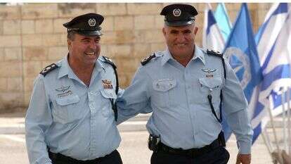 משה קראדי ושלמה אהרונישקי בשנת 2004. | יוסי זמיר פלאש 90