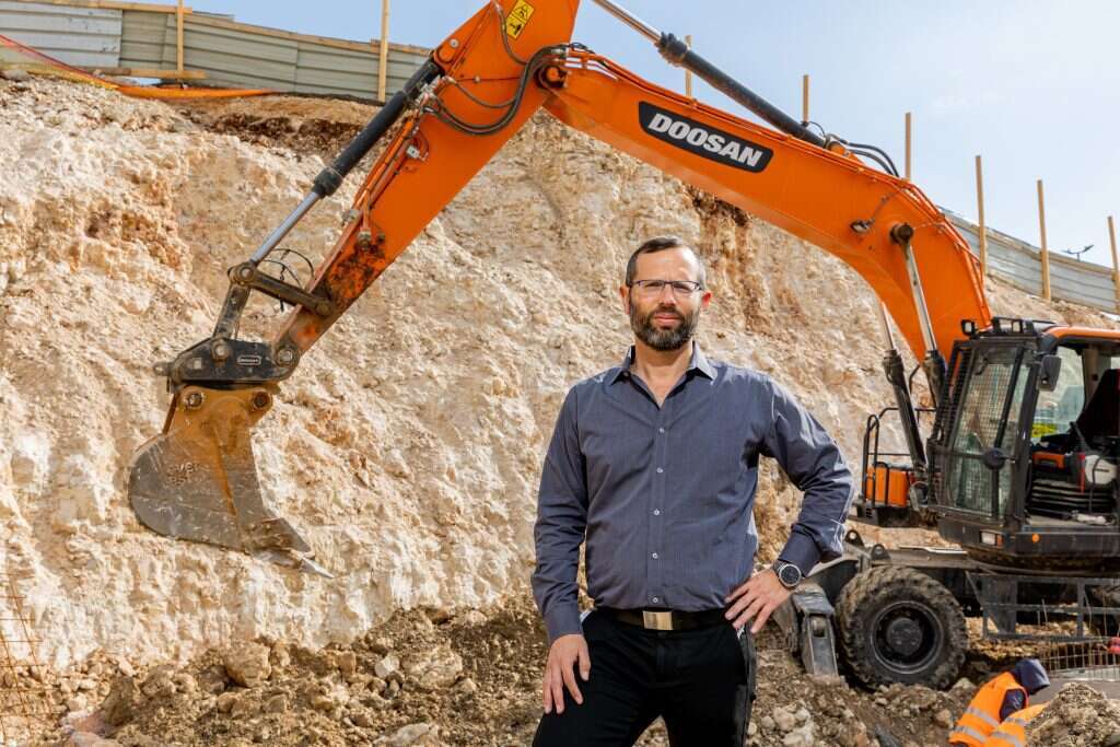 ראש מועצת בנימין, ישראל גנץ. | נעמה שטרן