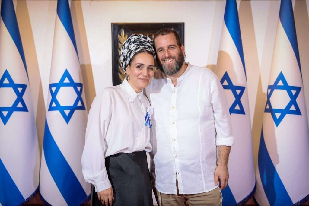 לימור סון הר מלך ובעלה יהודה סון. | נועם מושקוביץ, דוברות הכנסת