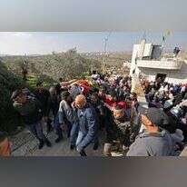 לווית המחבל מוהג'יד מחמוד בסילוואד, דצמבר 2022. | AFP