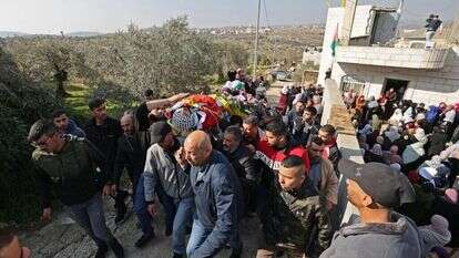 לווית המחבל מוהג'יד מחמוד בסילוואד, דצמבר 2022. | AFP