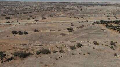 השטח המיועד לעיר־אובות. | אופק עשה־אל