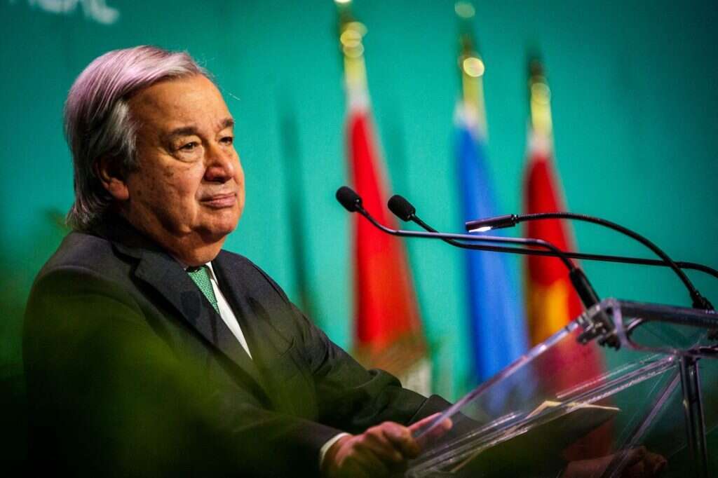 מזכ"ל האו"ם אנטוניו גוטרש. קרדיט: AFP