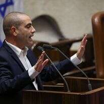 אופיר כץ במליאת הכנסת | דוברות הכנסת- נועם מושקוביץ.