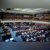 מליאת הכנסת. | יונתן זינדל, פלאש 90