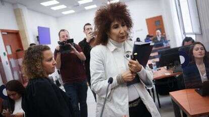 יפעת בן חי שגב בבית המשפט, הבוקר. | יונתן זינדל, פלאש 90