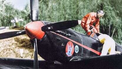 הטייס דני שפירא. | רפרודוקציה: יוסי אלוני