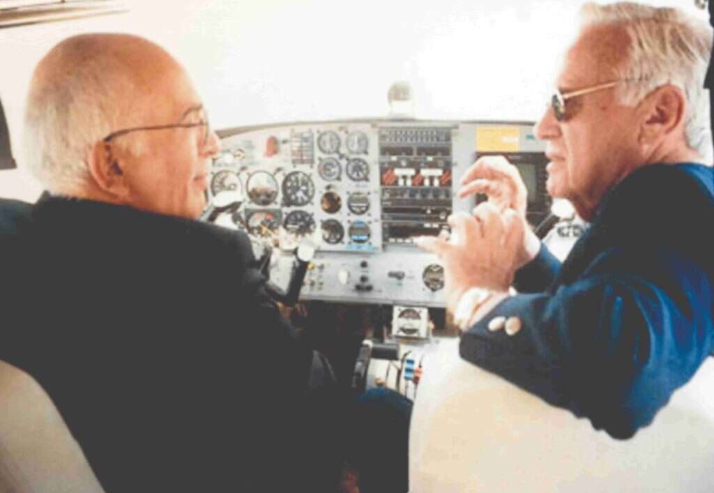 עם המלך חוסיין. | רפרודוקציה: יוסי אלוני