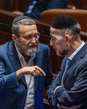 חברי הכנסת גפני ומקלב מיהדות התורה. | אוליבייה פיטוסי, פלאש 90