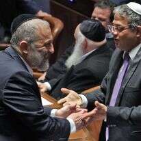 בן-גביר ודרעי. קרדיט: AFP