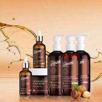 סדרת מוצרי טיפוח ללא מלחים לטיפוח השיער מבית המותג Reborn. | Gurfinkel design