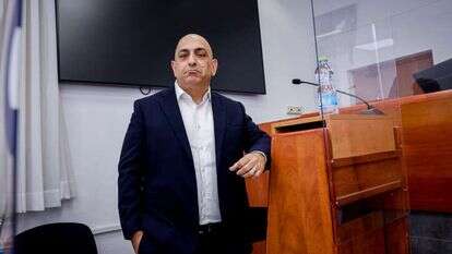 דוד שרן בבית המשפט: "התליין עומד מולי". | אוליבייה פיטוסי, פלאש 90