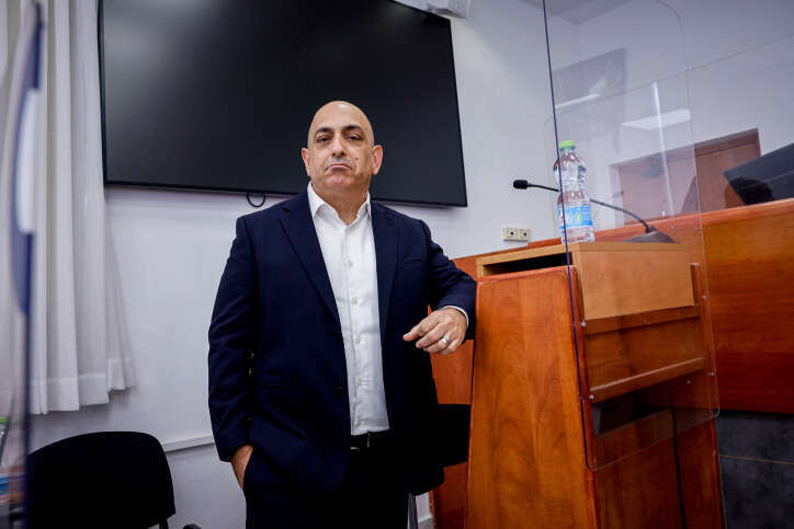 דוד שרן בבית המשפט: "התליין עומד מולי". | אוליבייה פיטוסי, פלאש 90