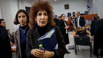 יפעת בן חי שגב במשפט נתניהו. | אוליביה פיטוסי/פלאש90