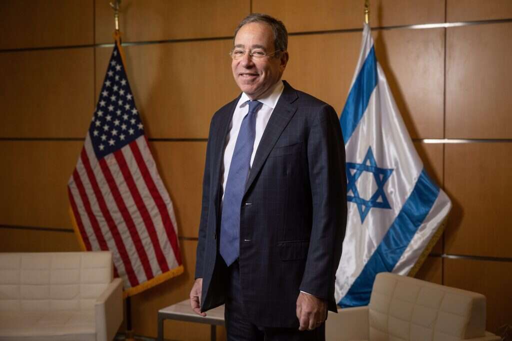 שגריר ארה"ב בישראל לשעבר, טום ניידס. | יונתן זינדל, פלאש 90