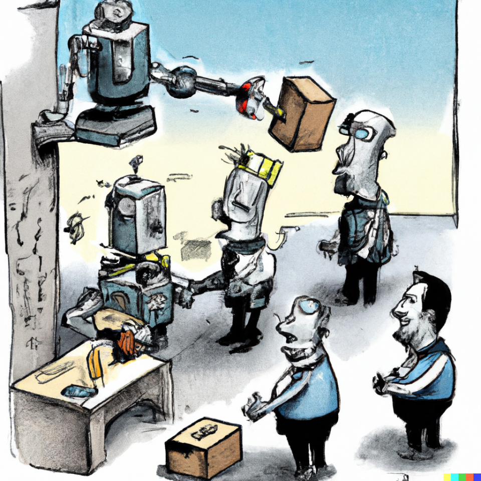 איור של מחולל הציורים DALL־E־2 על פי טקסט שהציע ChatGPT