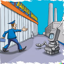 איור של מחולל הציורים DALL־E־2 על פי טקסט שהציע ChatGPT