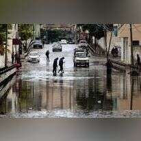 הצפות ברצועת עזה, בנובמבר 2022. | AFP