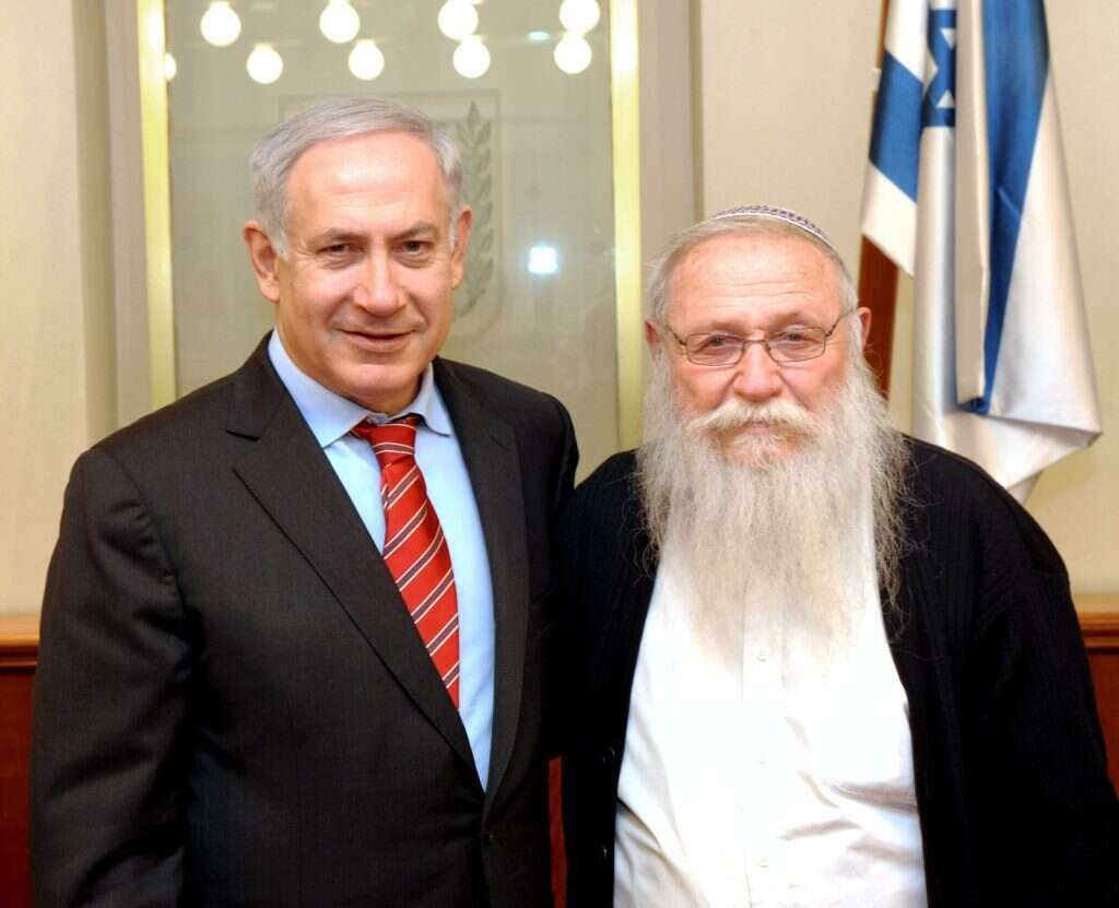 נתניהו והרב דרוקמן. | לע״מ