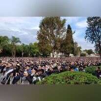 הלווית הרב דרוקמן. קרדיט: עטרה גרמן