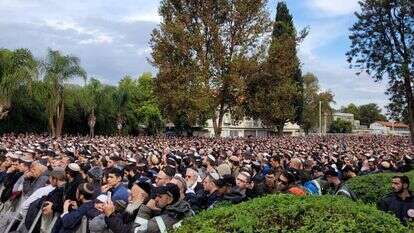 הלווית הרב דרוקמן. קרדיט: עטרה גרמן הלווית הרב דרוקמן. קרדיט: עטרה גרמן