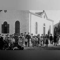 מופת של חריצות גם לחלוצים העבריים בארץ ישראל. טמפלרים גרמנים, וילהלמה. | באדיבות ספריית הקונגרס האמריקאי