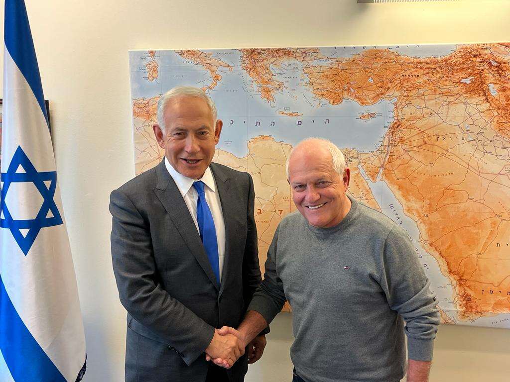 כץ ונתניהו לאחר ההחלטה למנותו לשר התיירות